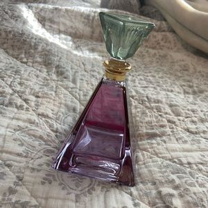 Vintage Royal Limited Crystal Decorative Perfume Bottle Hand Painted in Italy